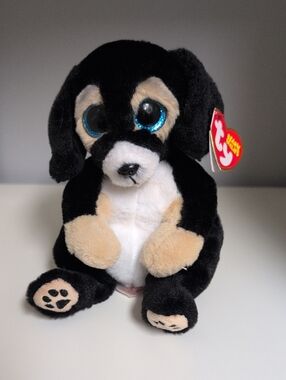 💜2/$20💜 Ty Beanie Bellies Ranger 6" BNWT Puppy Dog Beanie Collectible Plush